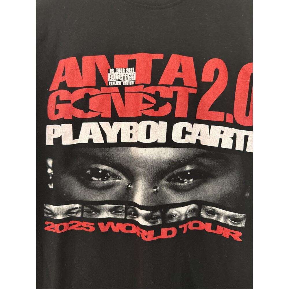 Playboi Carti Antagonist 2.0 Tour 2025 T-shirt Size Medium - Picture 6 of 7